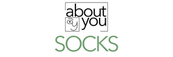 Socks About You company logo.  Selling socks for men, women and children