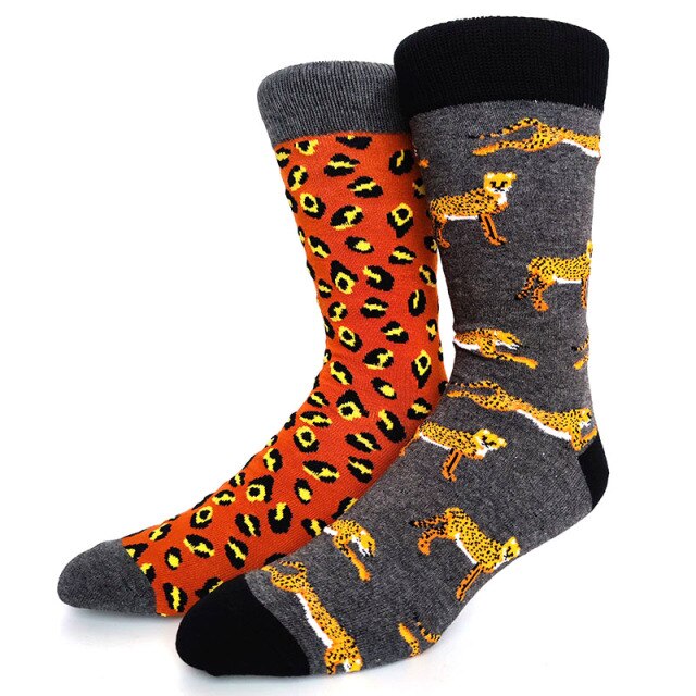 Funky Odd Leopard Socks
