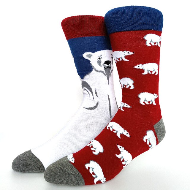 Funky Odd Polar Bear Socks