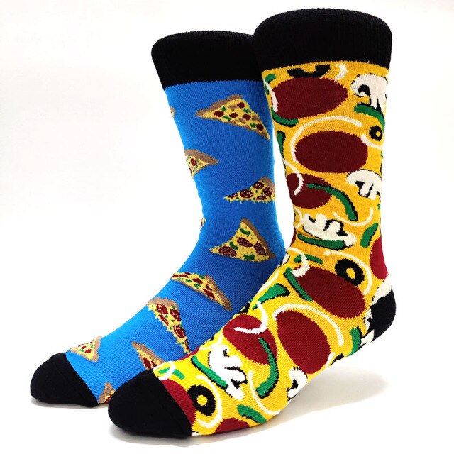 Funky Odd Pizza Socks