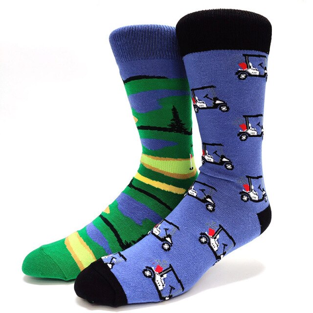 Funky Odd Golf Cart Socks