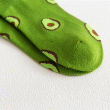 Load image into Gallery viewer, 5 Pairs Avocado Sporty Socks
