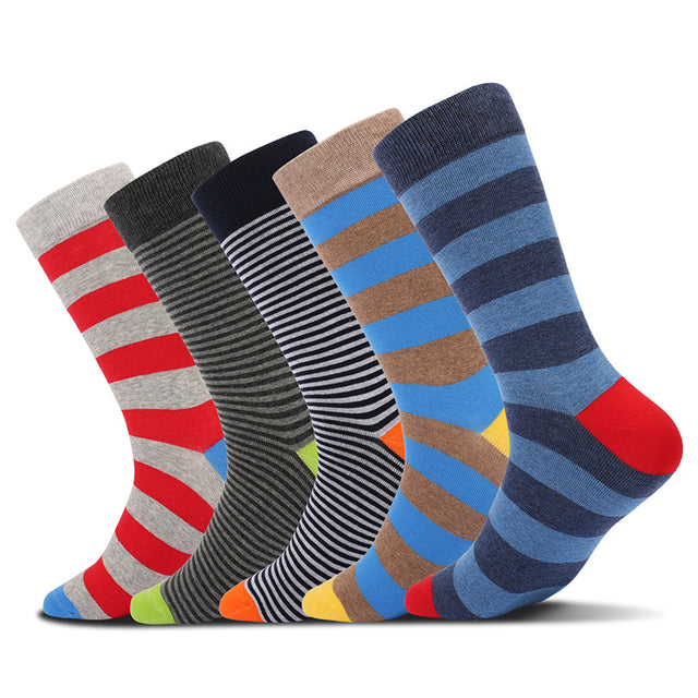 5 Pairs of Fun Striped Hugs