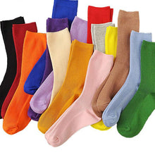 Load image into Gallery viewer, Coloured Cotton Socks
